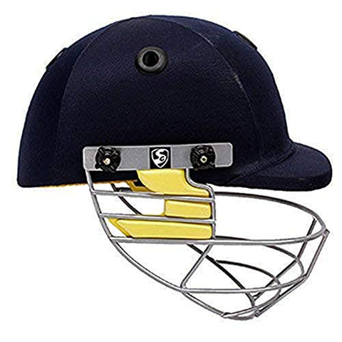 Image of SG blazetech xl cricket helmet, x-large, blue
