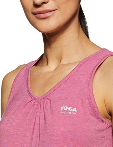 Image of Van Heusen Athleisure Yoga Tank (88404_Pink Blush_XL)