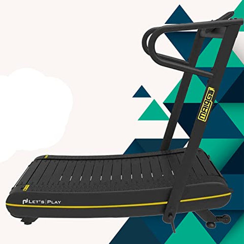 Image of Toning® Non-Motorized Curve Treadmill, Treadmill with Zero-Maintenance Treadmill for Gym use, Home Exercise, Further Any Inquiry 8447-417-417