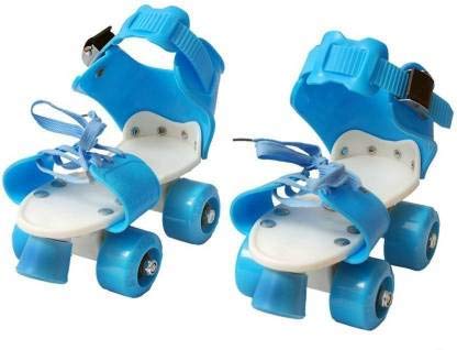 Image of WON Roller Skates for Kids Age 5-12 Years Adjustable 4 Wheel Skating Shoes Very Smooth (Multi Color)