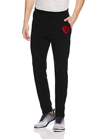 Image of Chromozome Men's Slim Fit Track pants(S6762-Black-S_Black_Small)