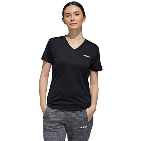 Image of adidas Women's Designed 2 Move Solid Tee Black/White Large