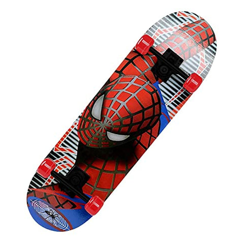 Image of YASAMAZING Spiderman Playboy Special Printed Wood Big Skateboard (Multicolour , 24 x 6 Inch )