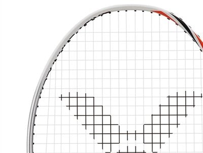 Image of Victor Wrist Enhancer 140 G5 Graphite Strung Training Badminton Racket (White)