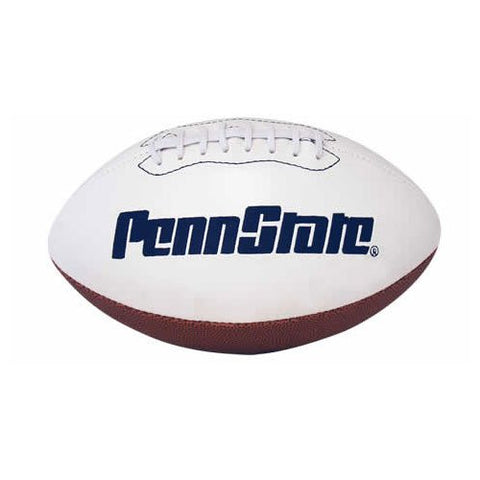 Image of Rawlings Official NCAA Signature Series Full Size Leather Football with Sharpie Autograph Pen, Pennsylvania State Nittany Lions
