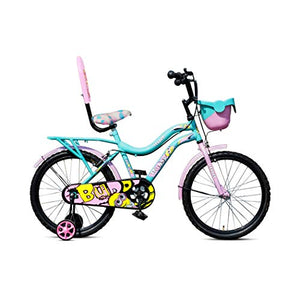 Leader Kids Buddy 20T Inches Carbon steel Frame Cycle For Unisex (5 to 9 Years, Sea Green/Light Blue)