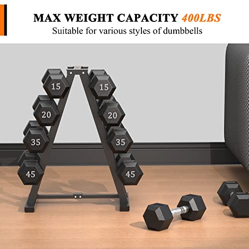 JOLISTEN Dumbbell Rack Stand Only for Home Gym, Free Weight Rack for ...
