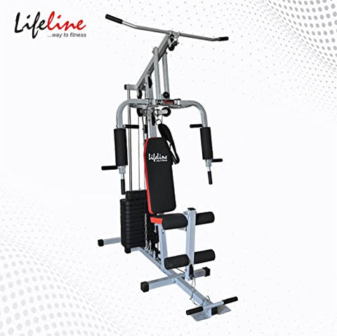 Image of Lifeline Fitness HG-009 Home Gym with 60kg Weight Stack, AB Crunch, LAT Pulldown, Chest Press,