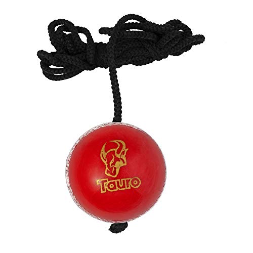 TAURO Zing Synthetic Cricket Ball, (Red)