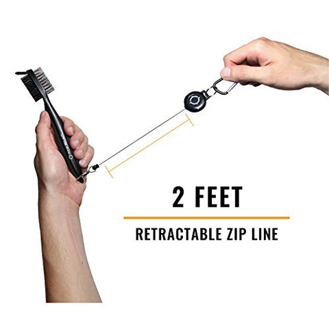 Image of Golf Brush Club Groove Cleaner (Black)