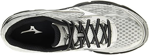 Image of Mizuno Men R638B53 Wave Catalyst White/Silver/Black Running Shoes-6 UK/India (39 EU) (J1GC163305)