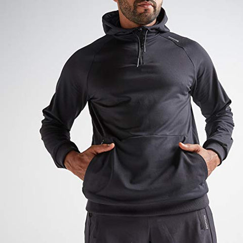 Image of Domyos 8542795 Fsw 500 Fitness Cardio Training Sweatshirt (Size: Large, Color: Black)