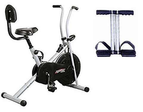 Image of Healthex Exercise Cycle Bike 1001 with Back Support for Weight Loose