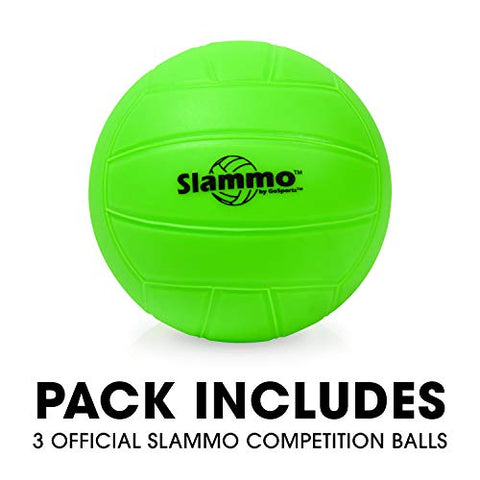 Image of GoSports Slammo Competition Ball 3-Pack | Works for All Roundnet Sets