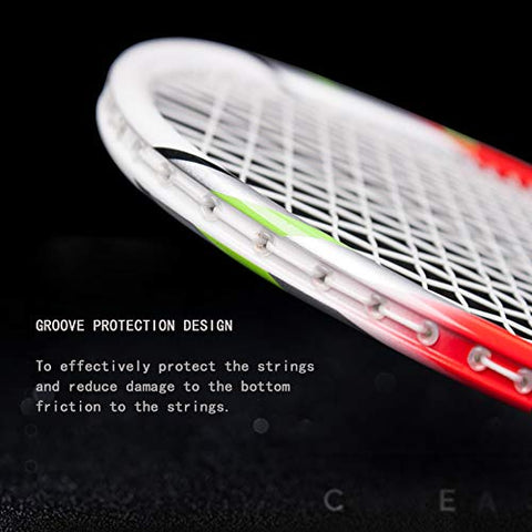 Image of Senston Two Pieces Graphite Shaft Badminton Racquet,Badminton Racket Set,Including Badminton Bag,Set of 2