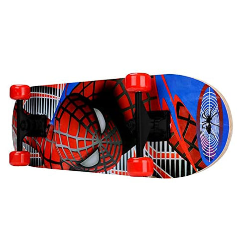 Image of YASAMAZING Spiderman Playboy Special Printed Wood Big Skateboard (Multicolour , 24 x 6 Inch )