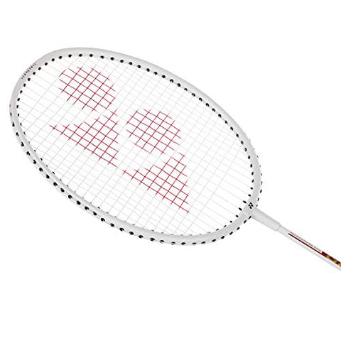 Image of YONEX GR 303 Aluminum Tennis Badminton Racquet (White) - Pack of 2