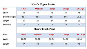 Dpassion 4 Way Lycra Slim Fit Trending Casual and Gym Wear Tracksuit for Men (Olive Green; large)