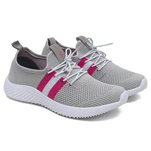 ASIAN Women's (Angel_04) Running Shoes for Women I Sport Shoes for Girl with Eva Sole for Extra Jump I Casual Sneaker Shoes for Women's Grey
