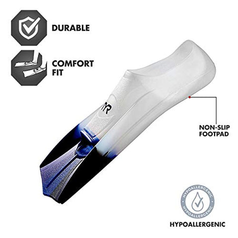 Image of TYR Stryker Silicone Swim Fins (XL), Navy (LFSTRKR101XL)