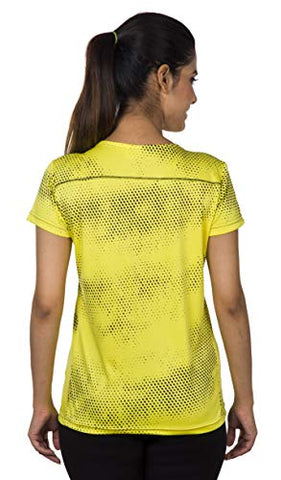 Image of URBAN CIRCUS Women's T-Shirt (41_t-shirt_PGYW--$parent sku_Yellow & Black_Medium)