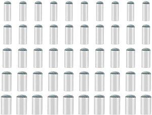 SAVITA 50 Pieces Assorted Pool Billiard Cue Tips Pool Stick Tips Replacements Compatible with 9mm, 10mm, 11mm, 12mm, 13mm Cue Tips