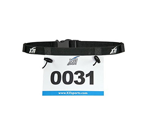 Image of X31 Sports Triathlon Race Number Belt with 6 Gel Loops