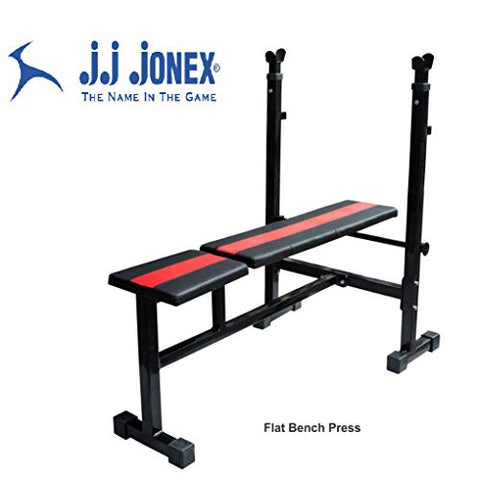 Image of JJ Jonex 3 in 1 Bench for Multi-Functional Exercises (Incline, Decline & Flat) for Gym and Home Gym @ Kin Store