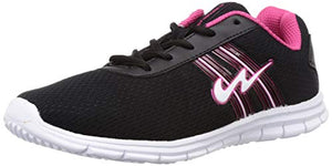 Campus Women's Blk/Rani Running Shoe Sport shoe-6UK/India (39 EU) (Perry (L))