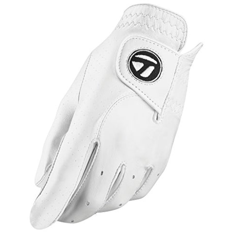 Image of TaylorMade Tour Preferred Glove (White, Left Hand, XX-Large), White(XX-Large, Worn on Left Hand)