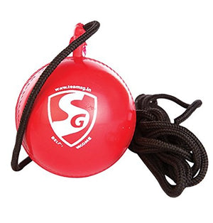 SG Iball Synthetic Cricket Ball (Red) - Pack of 2