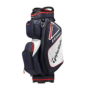 TaylorMade 2019 Golf Select Cart Bag, Navy/Red/White