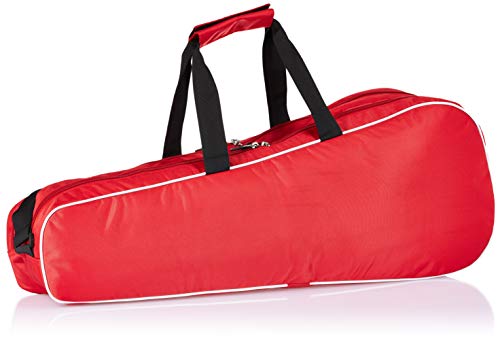 Amazon Brand - Solimo Badminton Kit Bag, Rapid, Red