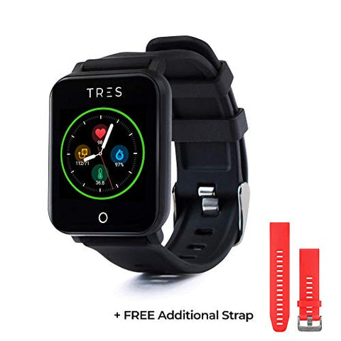 Image of Tres Care C303 Smart Health Band, Bluetooth - Black