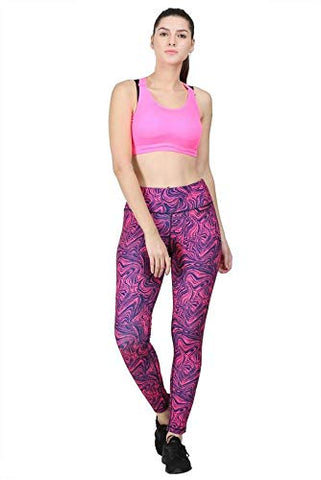 Image of Zesteez Womens Activewear Legging for sports and Gymwear in imported Lycra Fabric