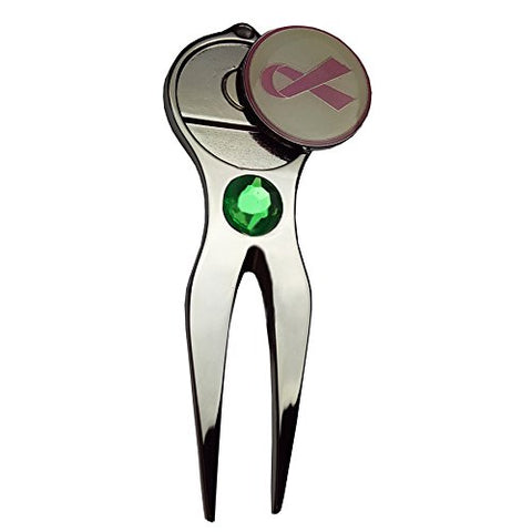 Image of Futaba Zinc Alloy Golf Fork Divot - Green.