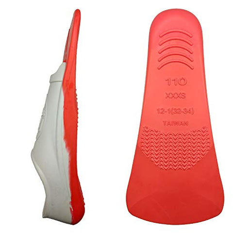 Image of Flow Short Blade Swim Fins for Swimming Pool Lap Training - Youth Sizes (XXXS 12-1 (Red))