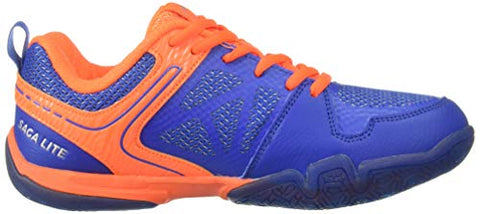 Image of Li-Ning Saga Lite Non-Marking Badminton Shoe (Blue/Orange, 2 UK)