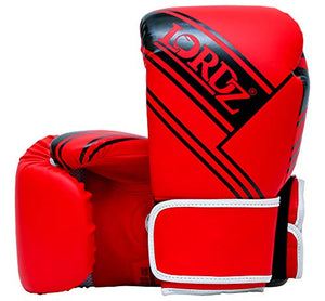 Lordz Wise Gloves I Men & Women’s Premium Synthetic Leather Boxing Gloves with Hand Crafted Padding, Gloves for Sparring, Muay Thai, MMA, Training and Heavy Bag Workout