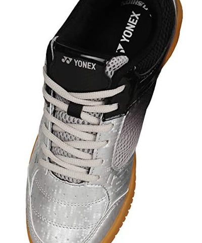 Image of YONEX Legend King 68 Badminton Shoes (Silver/Black, 8 UK)