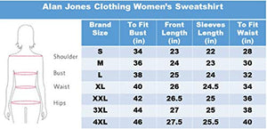 Alan Jones Clothing Women's Cotton Hooded Neck Sweat shirt (WM17-SS01-CARROT-S_Orange, Carrot_S)