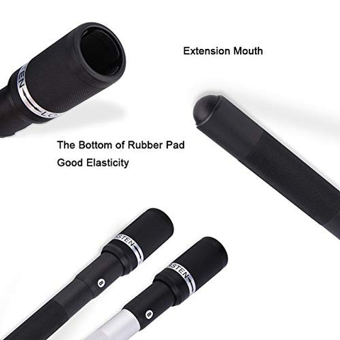 Image of VGEBY 12.6 Inch Cue Extender Aluminum Alloy Billiard Holder Push On Telescopic Cue Extension (Color : Black)