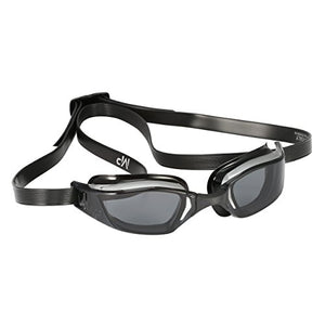 MP Michael Phelps XCEED Swimming Goggles, Smoke Lens, Grey/Black Frame