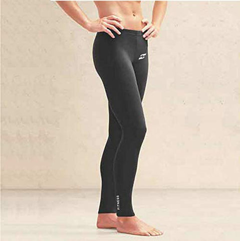 Image of Just Care Unisex Athletic Fit Leggings (2_Black_Large)