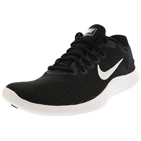 Image of Nike Women's WMNS Flex 2018 Rn White/Black Running Shoes-5 UK (7 US) (AA7408)
