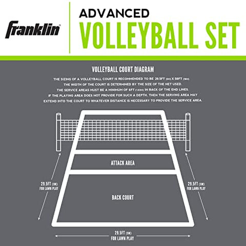 Image of Franklin Sports Advanced Volleyball Set