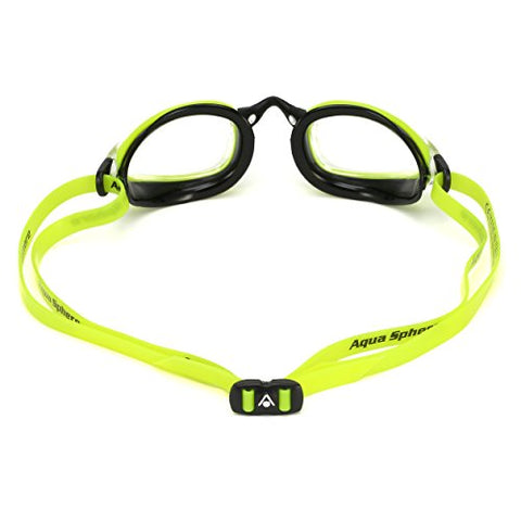 MP Michael Phelps K180 Goggle Clear Lens Yellow/Black