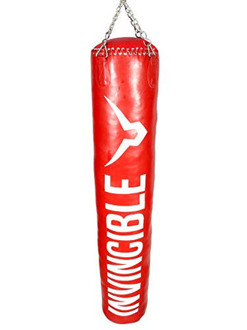 Image of Invincible Classic Vinyl Never Tear Boxing Bag Red 180CM 55 KG
