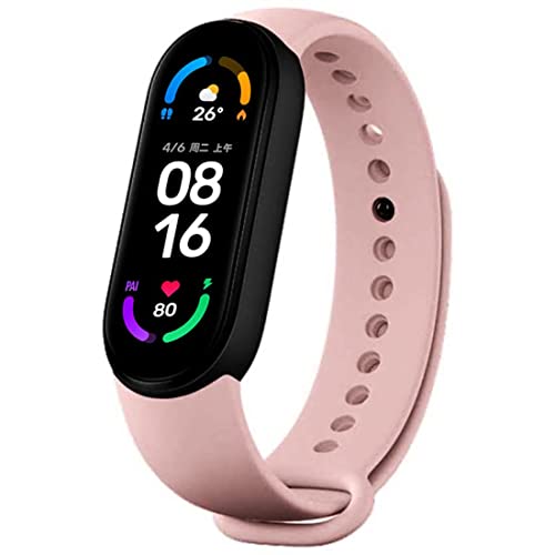 Tokdis Smart Band 5.0 – Fitness Band, 1.1-inch Color Display, USB Charging, 3 Days Battery Life, Activity Tracker, Men’s and Women’s Health Tracking, Beige Strap