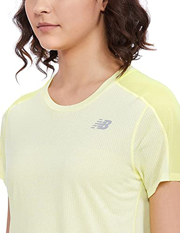 Image of new balance Women's Relaxed T-Shirt (WT01234S) Yellow